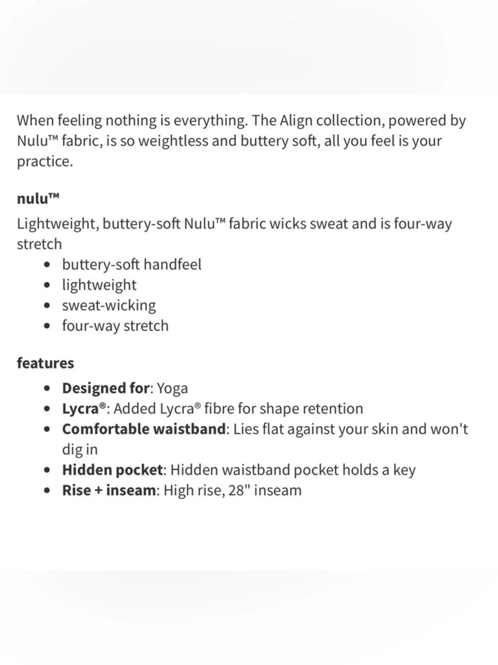 Lululemon Women’s Align High-Rise Pant 28" Pastel Blue Size 10 - Picture 9 of 9